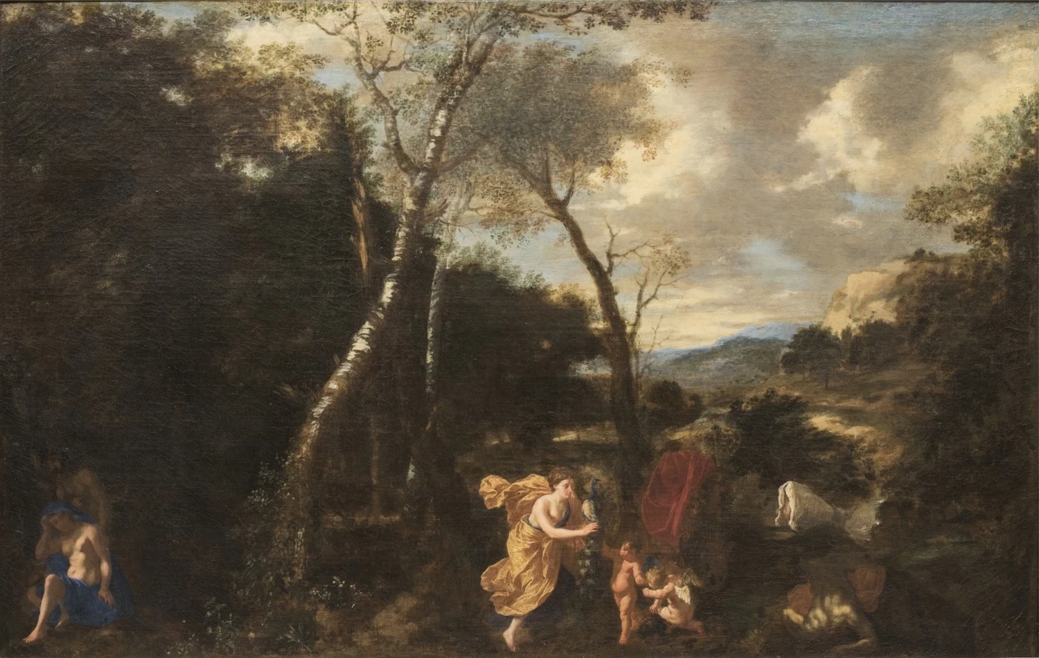 Paesaggio con Giunone ed Argo trasformato in pavone - Galleria Corsini, Roma